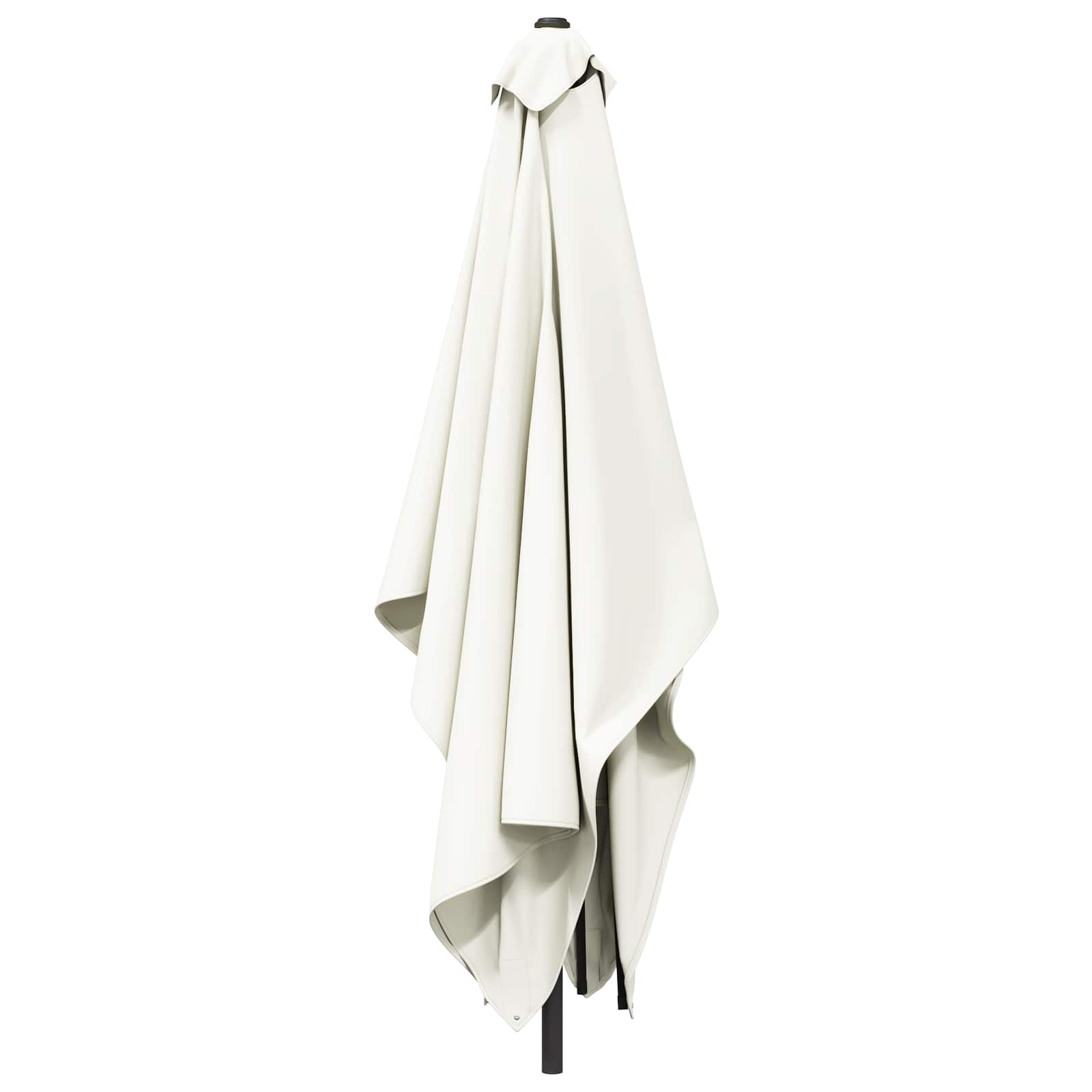 vidaXL Tuinparasol 200 x 300 cm Polyester Rechthoekig Crèmekleurig
