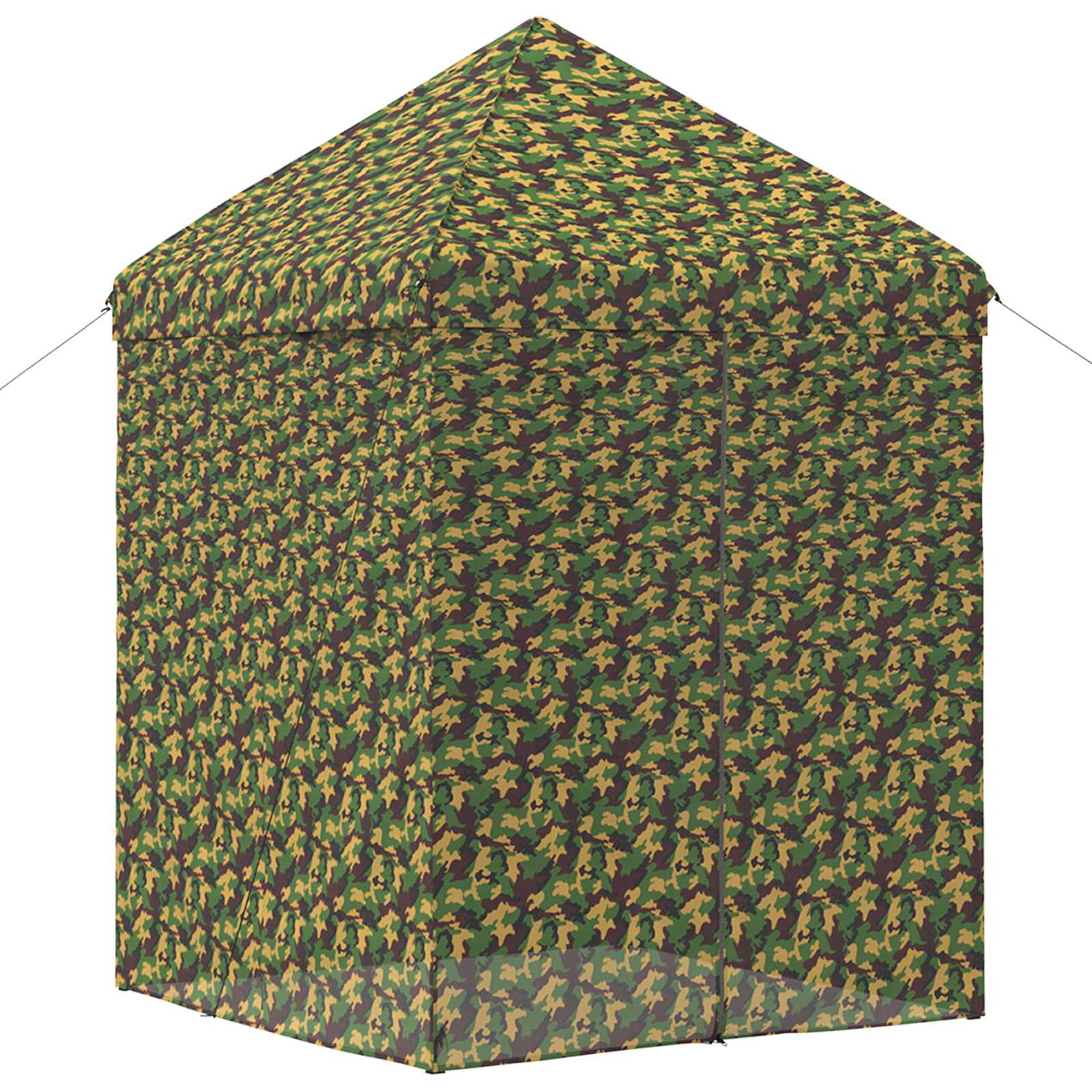 vidaXL Tent met 4 Zijwanden 3 x 4 m Leger Camouflage