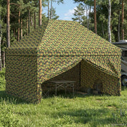 vidaXL Tent met 4 Zijwanden 3 x 4 m Leger Camouflage