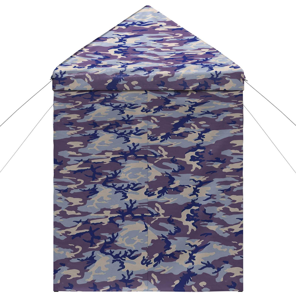 vidaXL Pop-up Gazebo met 4 Zijwanden 2 x 2 m Blauw Camouflage