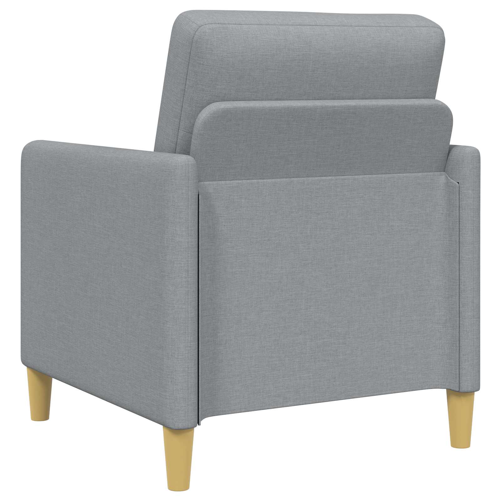 vidaXL Bank met opslag Lichtgrijs 72 x 78 x 87 cm Polyester