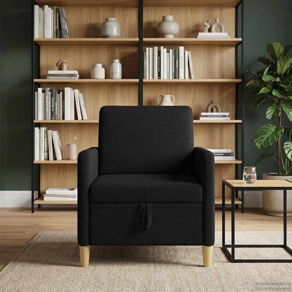 vidaXL Bank met opslag Lichtgrijs 72 x 78 x 87 cm Polyester
