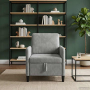 vidaXL Bank met opslag Lichtgrijs 72 x 78 x 87 cm Polyester