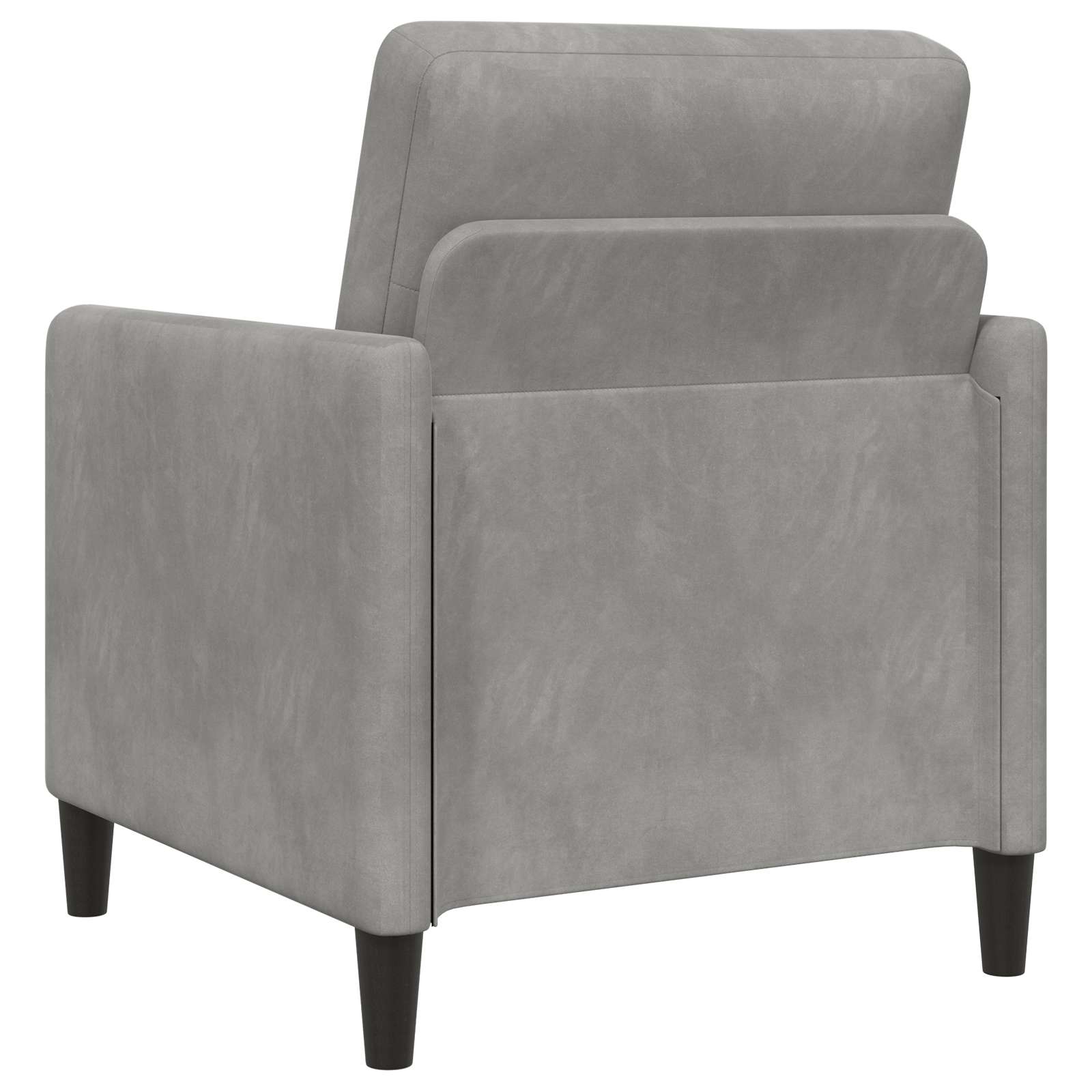 vidaXL Bank met opslag Lichtgrijs 72 x 78 x 87 cm Polyester
