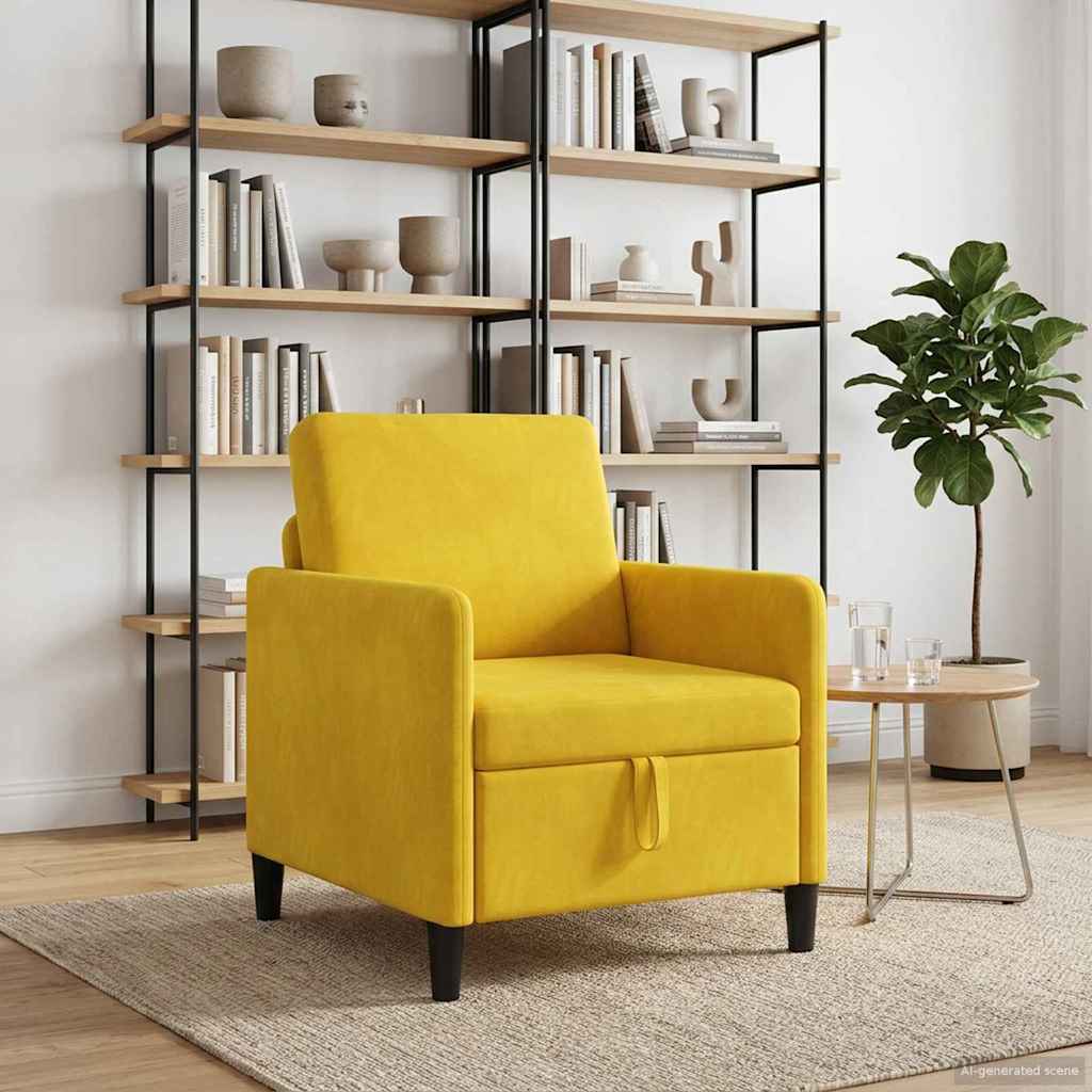 vidaXL Bank met opslag Lichtgrijs 72 x 78 x 87 cm Polyester