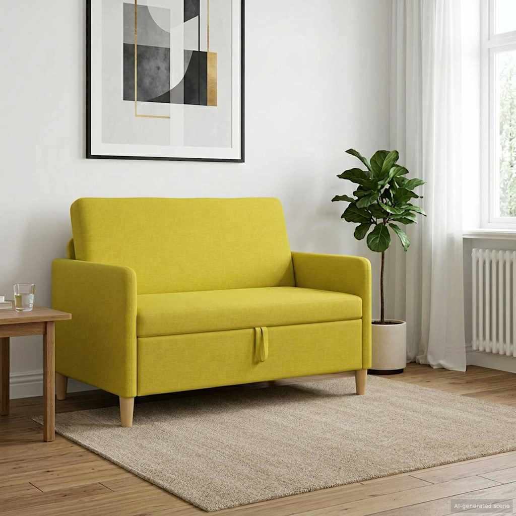 vidaXL Bank met opslag Lichtgrijs 72 x 78 x 87 cm Polyester