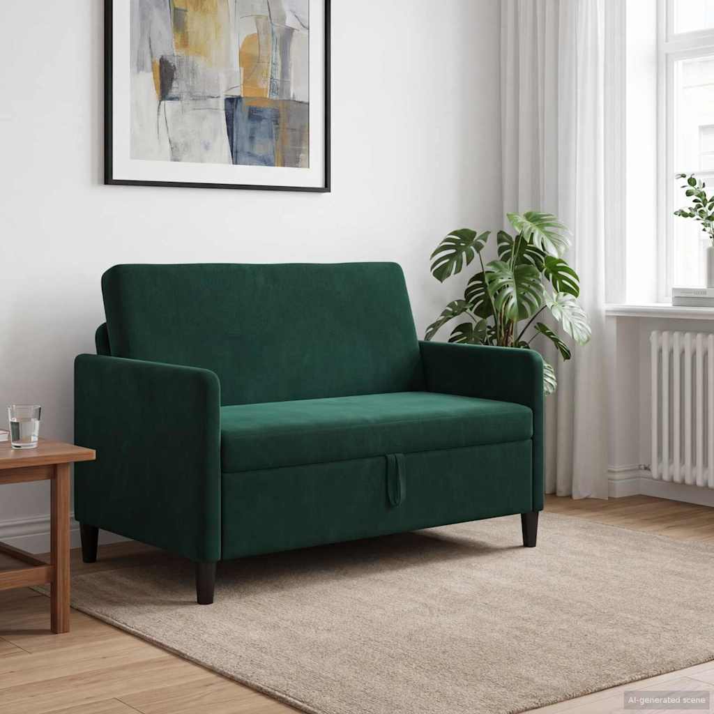 vidaXL Bank met opslag Lichtgrijs 72 x 78 x 87 cm Polyester