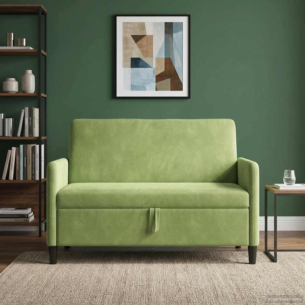 vidaXL Bank met opslag Lichtgrijs 72 x 78 x 87 cm Polyester