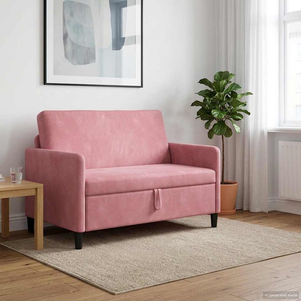 vidaXL Bank met opslag Lichtgrijs 72 x 78 x 87 cm Polyester