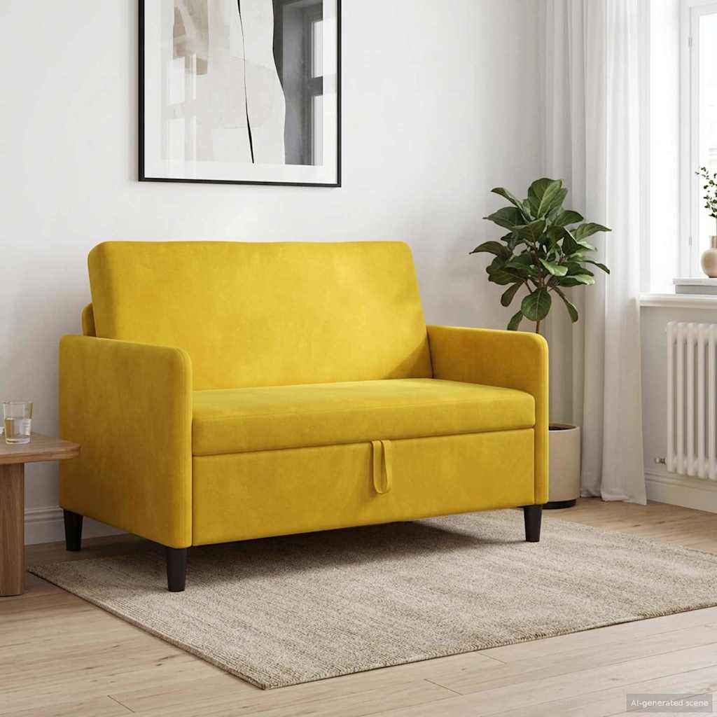 vidaXL Bank met opslag Lichtgrijs 72 x 78 x 87 cm Polyester