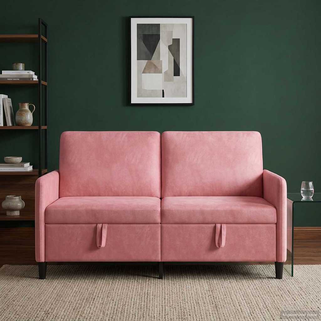 vidaXL Bank met opslag Lichtgrijs 72 x 78 x 87 cm Polyester