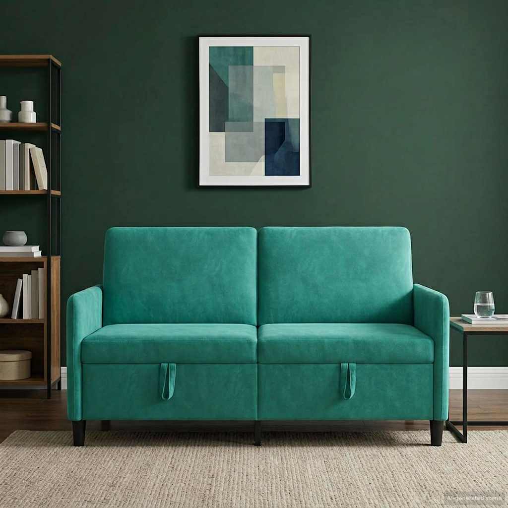 vidaXL Bank met opslag Lichtgrijs 72 x 78 x 87 cm Polyester