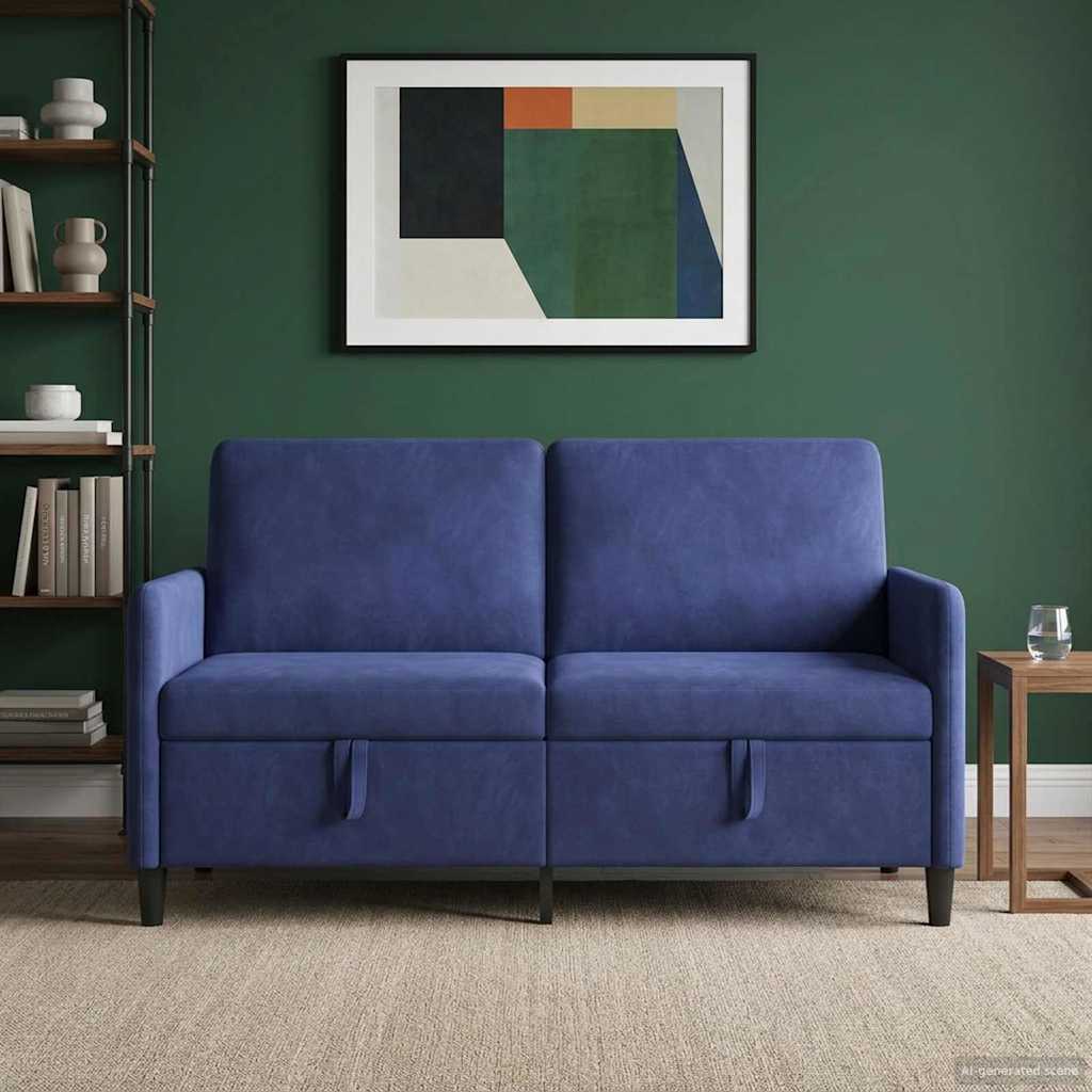 vidaXL Bank met opslag Lichtgrijs 72 x 78 x 87 cm Polyester