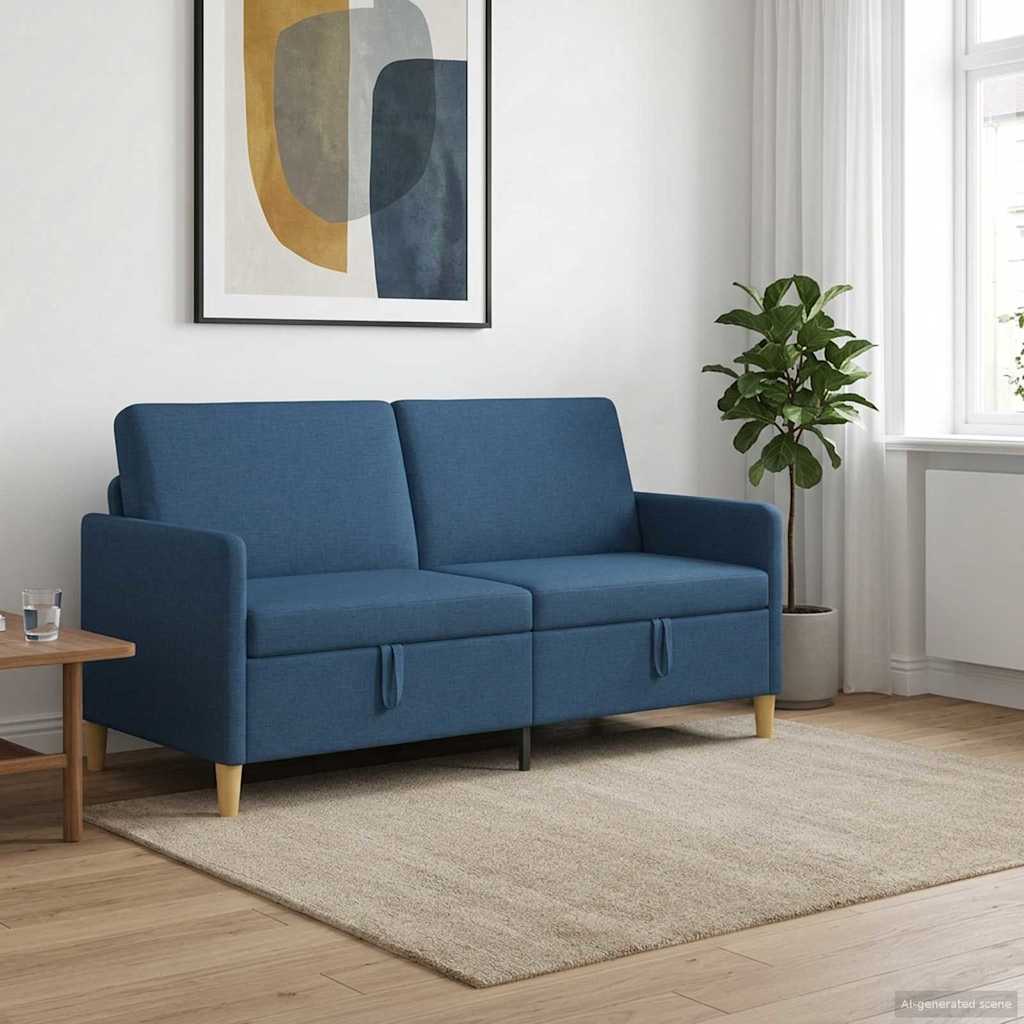 vidaXL Bank met opslag Lichtgrijs 72 x 78 x 87 cm Polyester