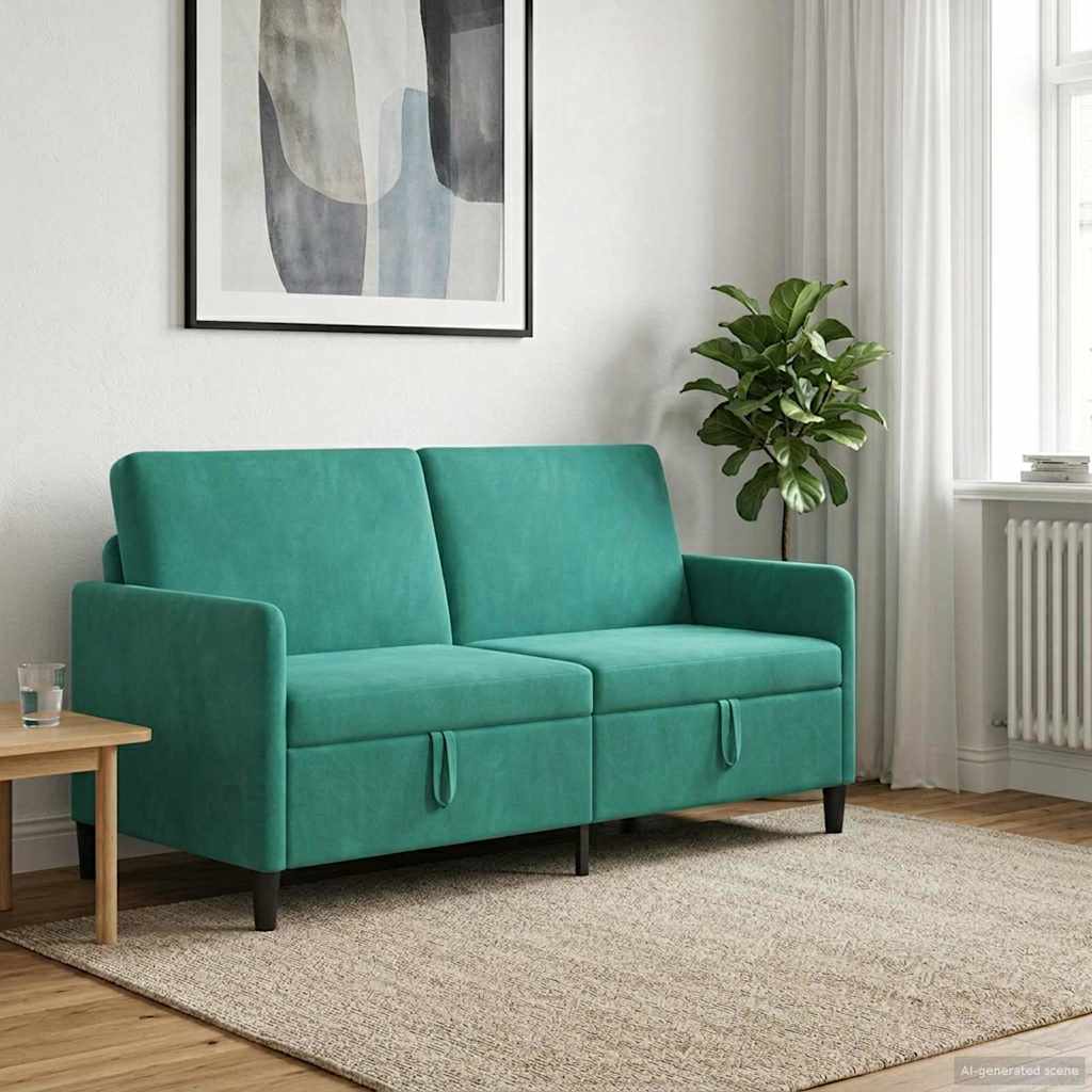 vidaXL Bank met opslag Lichtgrijs 72 x 78 x 87 cm Polyester