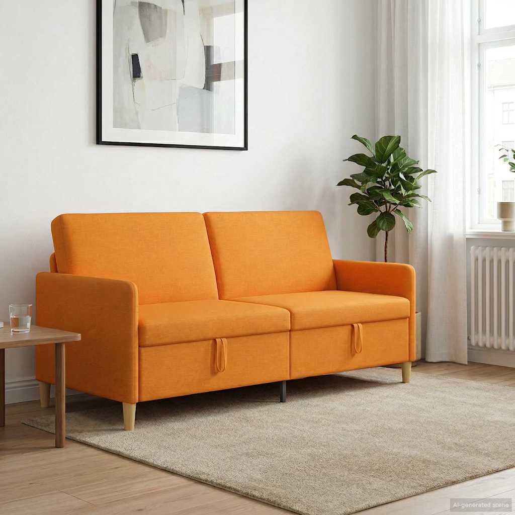 vidaXL Bank met opslag Lichtgrijs 72 x 78 x 87 cm Polyester