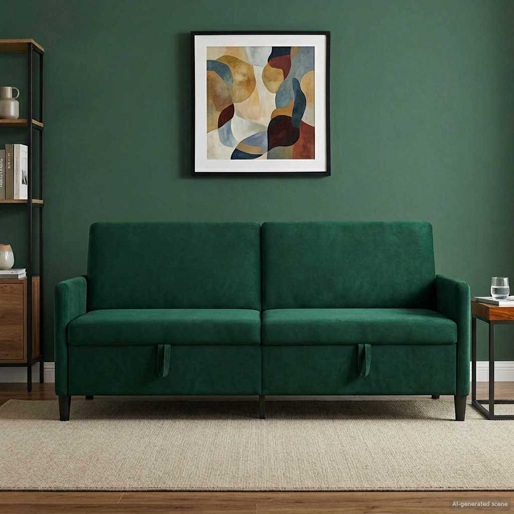 vidaXL Bank met opslag Lichtgrijs 72 x 78 x 87 cm Polyester
