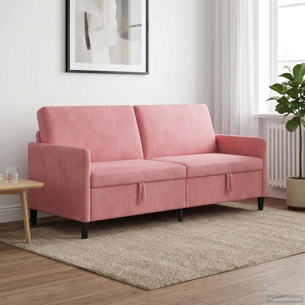 vidaXL Bank met opslag Lichtgrijs 72 x 78 x 87 cm Polyester
