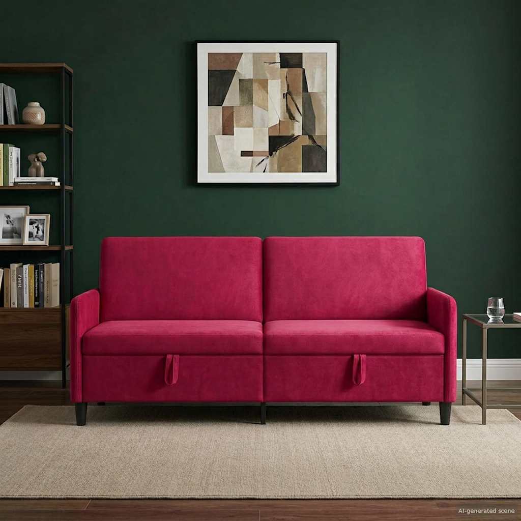 vidaXL Bank met opslag Lichtgrijs 72 x 78 x 87 cm Polyester