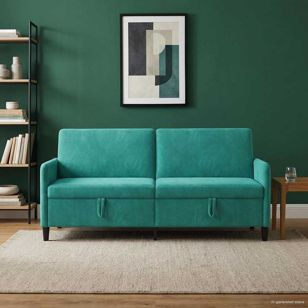 vidaXL Bank met opslag Lichtgrijs 72 x 78 x 87 cm Polyester