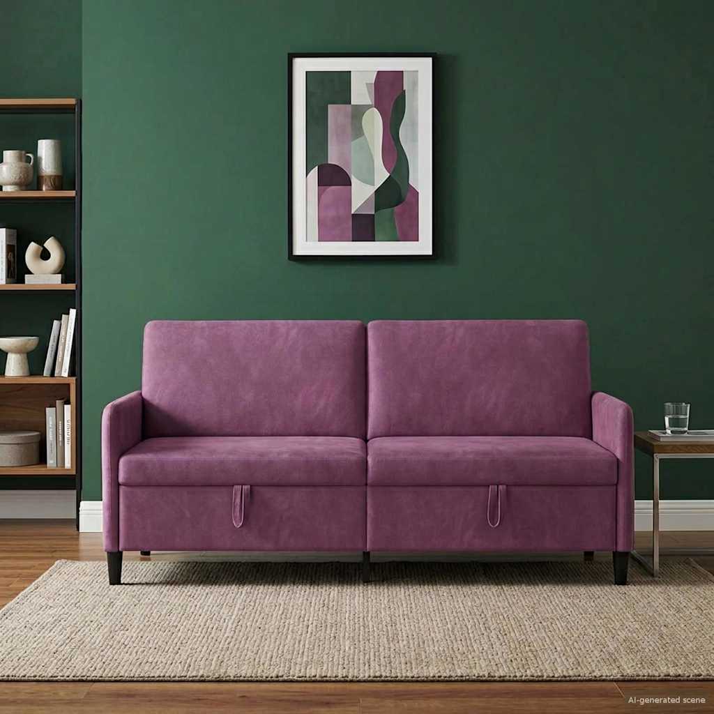 vidaXL Bank met opslag Lichtgrijs 72 x 78 x 87 cm Polyester