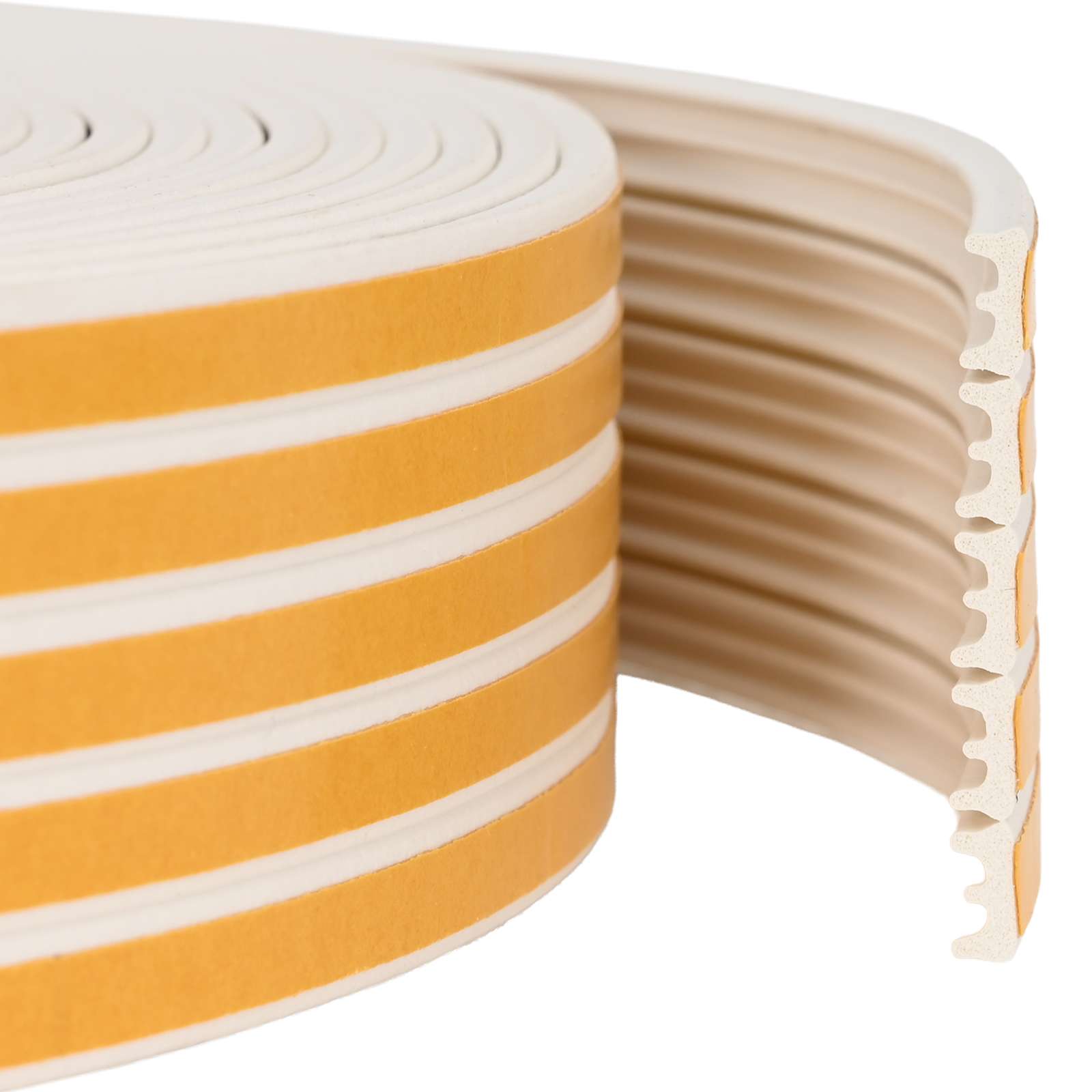 vidaXL Zelfklevende raamafdichting Wit 9 x 4 mm 50 m EPDM-schuim