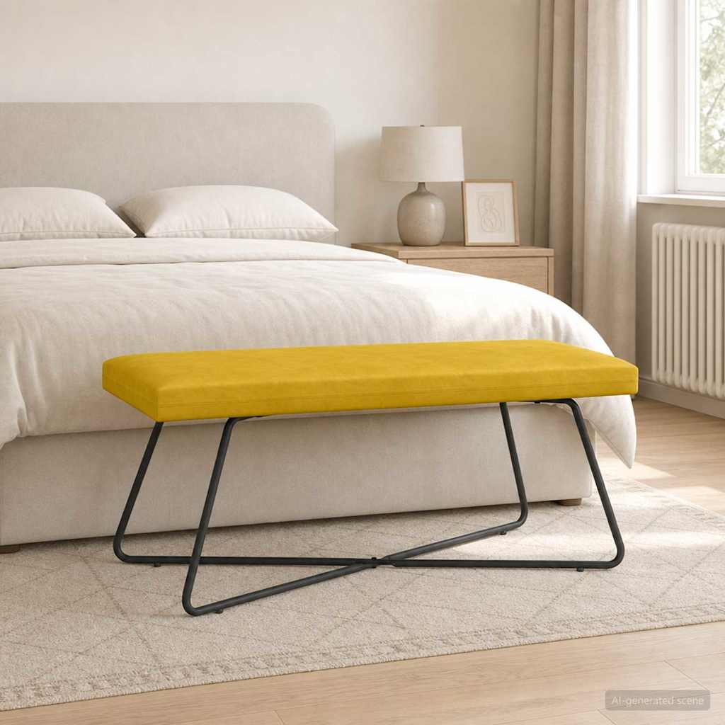 vidaXL Bank Effen Lichtgrijs 80 x 40 x 45 cm Fluweel