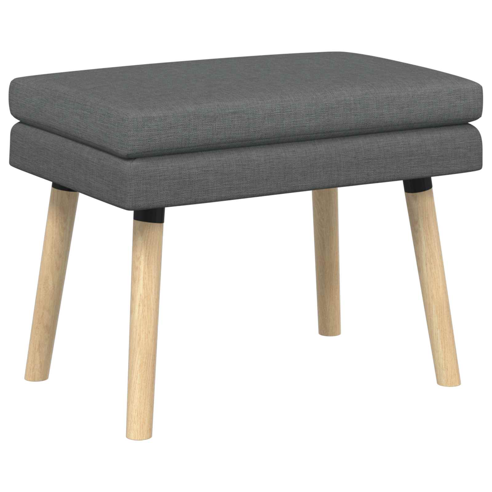 vidaXL Dubbel Laagige Bank Lichtgrijs 60 x 40 x 46 cm Stof