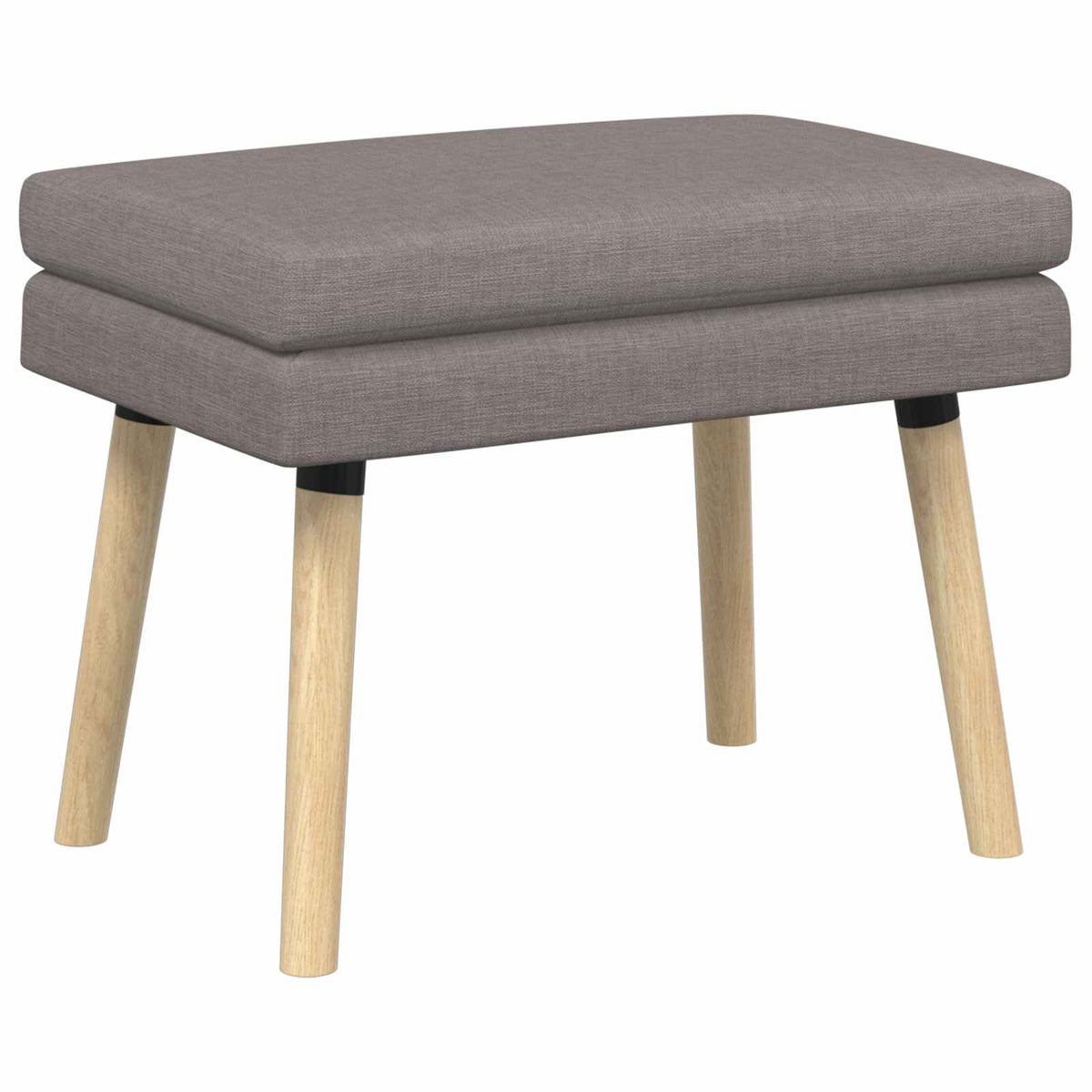 vidaXL Dubbel Laagige Bank Lichtgrijs 60 x 40 x 46 cm Stof