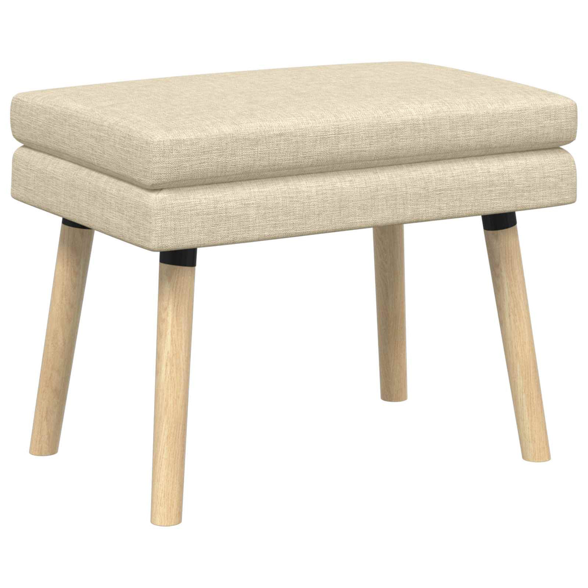 vidaXL Dubbel Laagige Bank Lichtgrijs 60 x 40 x 46 cm Stof