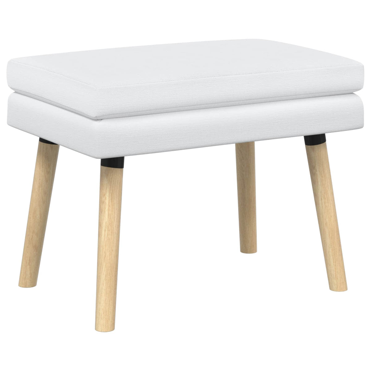 vidaXL Dubbel Laagige Bank Lichtgrijs 60 x 40 x 46 cm Stof