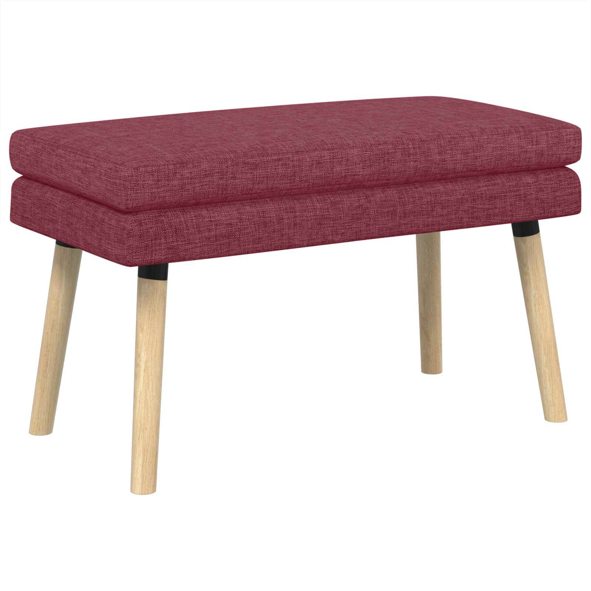 vidaXL Dubbel Laagige Bank Lichtgrijs 60 x 40 x 46 cm Stof