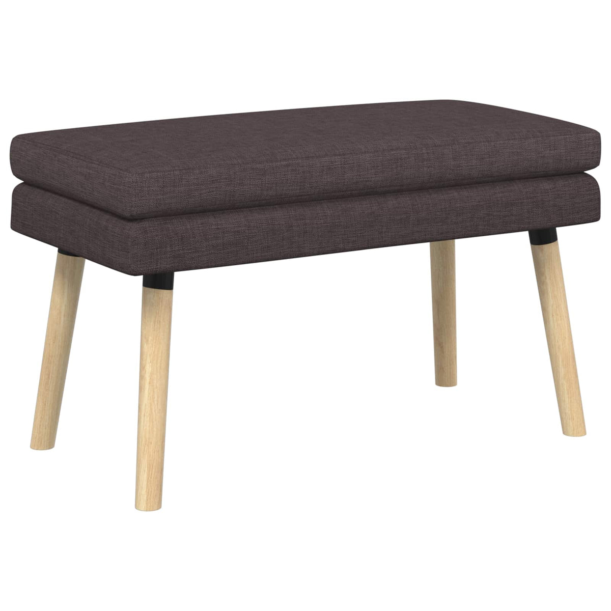 vidaXL Dubbel Laagige Bank Lichtgrijs 60 x 40 x 46 cm Stof