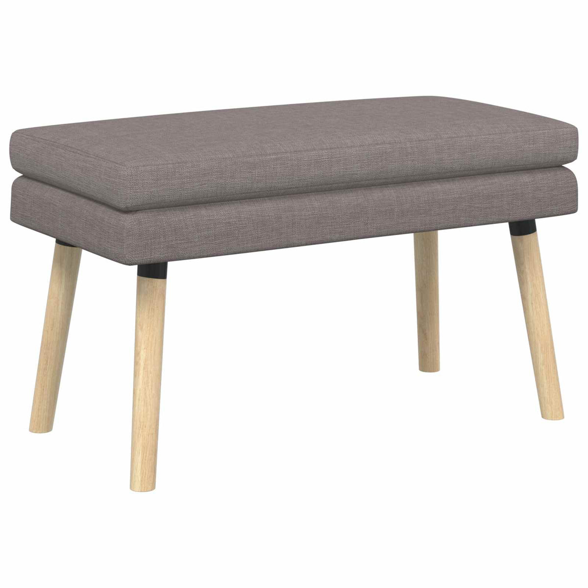 vidaXL Dubbel Laagige Bank Lichtgrijs 60 x 40 x 46 cm Stof