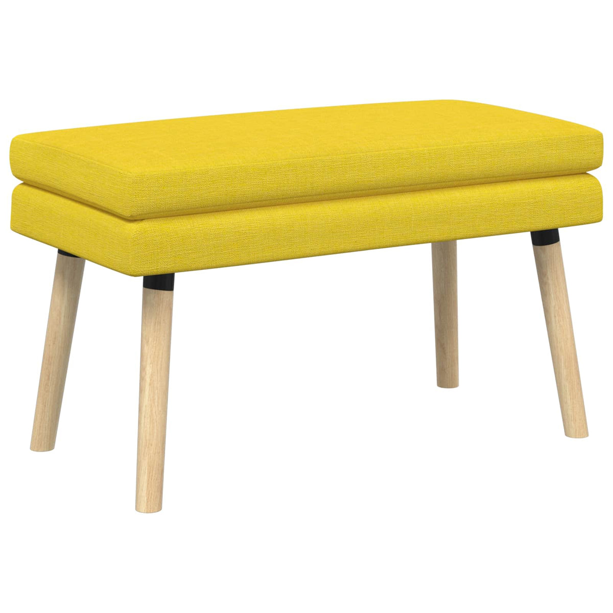 vidaXL Dubbel Laagige Bank Lichtgrijs 60 x 40 x 46 cm Stof