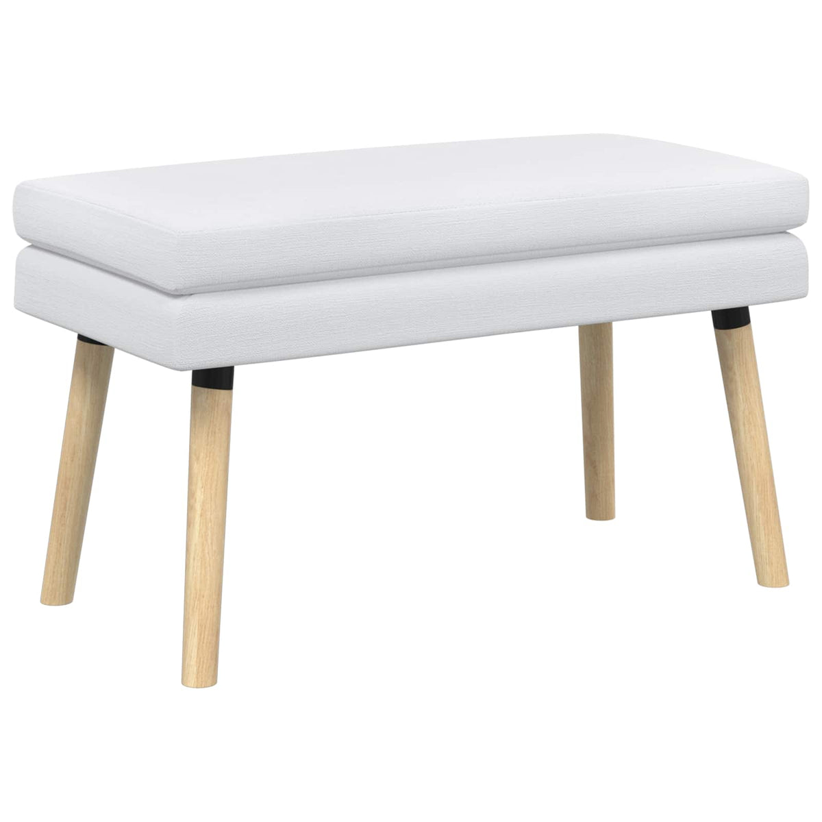 vidaXL Dubbel Laagige Bank Lichtgrijs 60 x 40 x 46 cm Stof