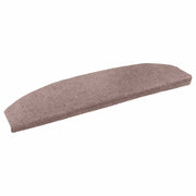vidaXL Zelfklevende Trapmatten 15 pcs Beige 80 x 24,5 x 3,5 cm