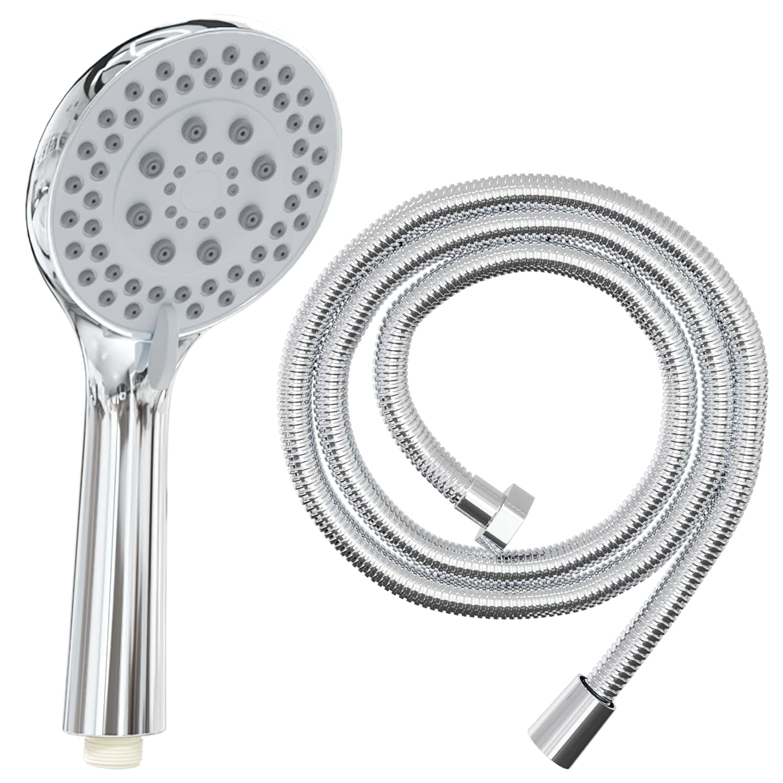 vidaXL Doucheset Chroom 150 cm Roestvrij staal