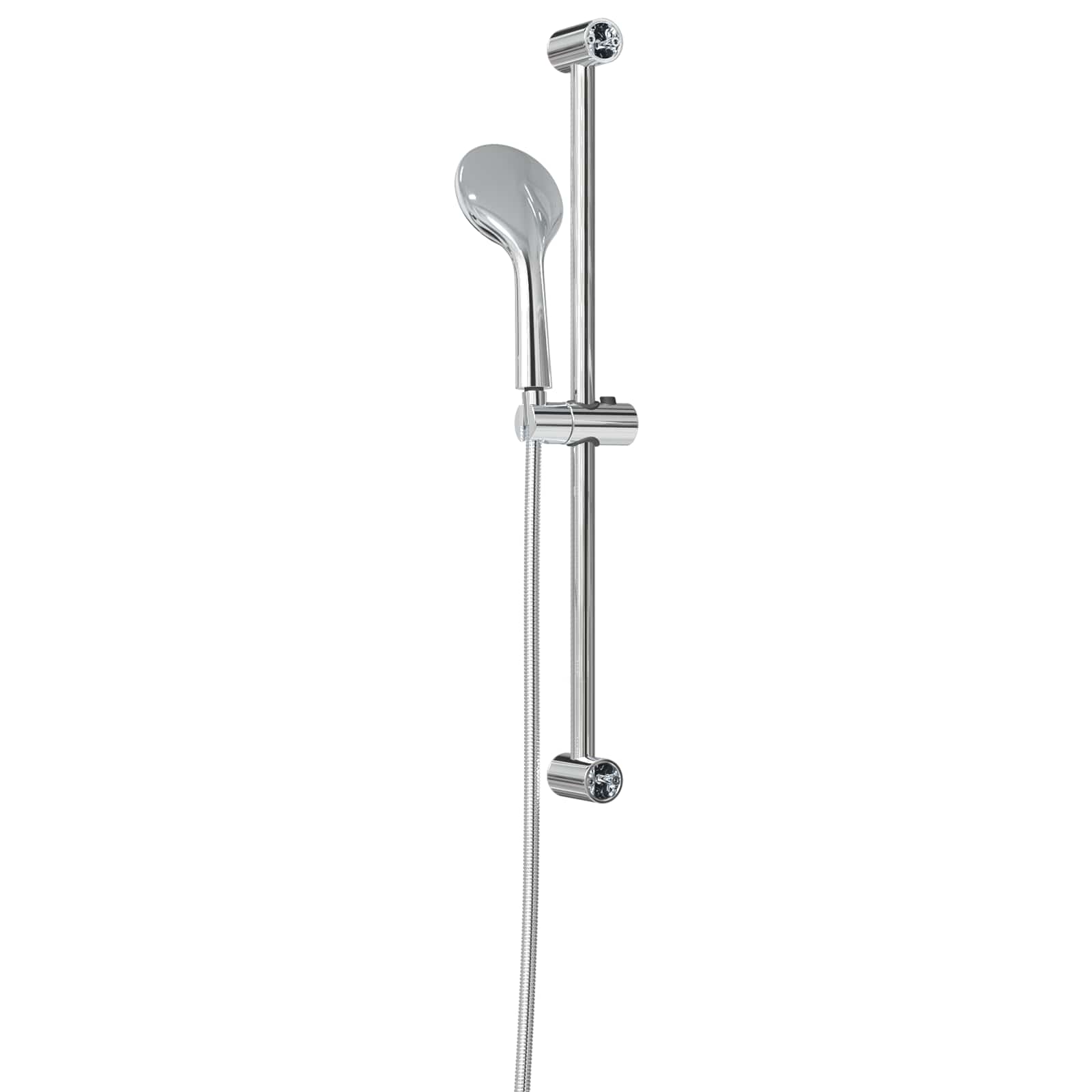 vidaXL Douchesysteem set Chroom 70 cm Roestvrij staal