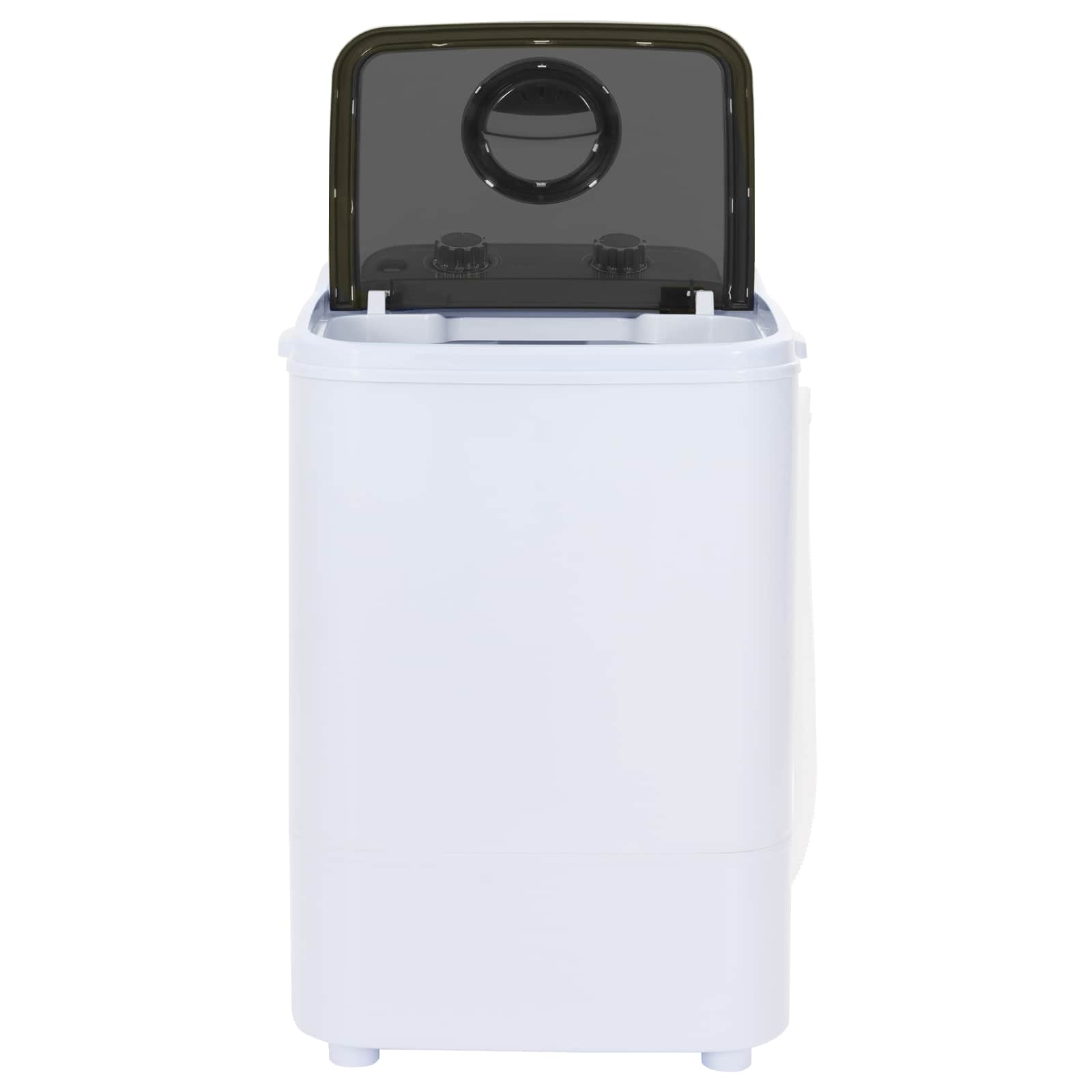 vidaXL Mini Wasmachine met Enkele Wasbak 4,6 kg Blauw en Wit