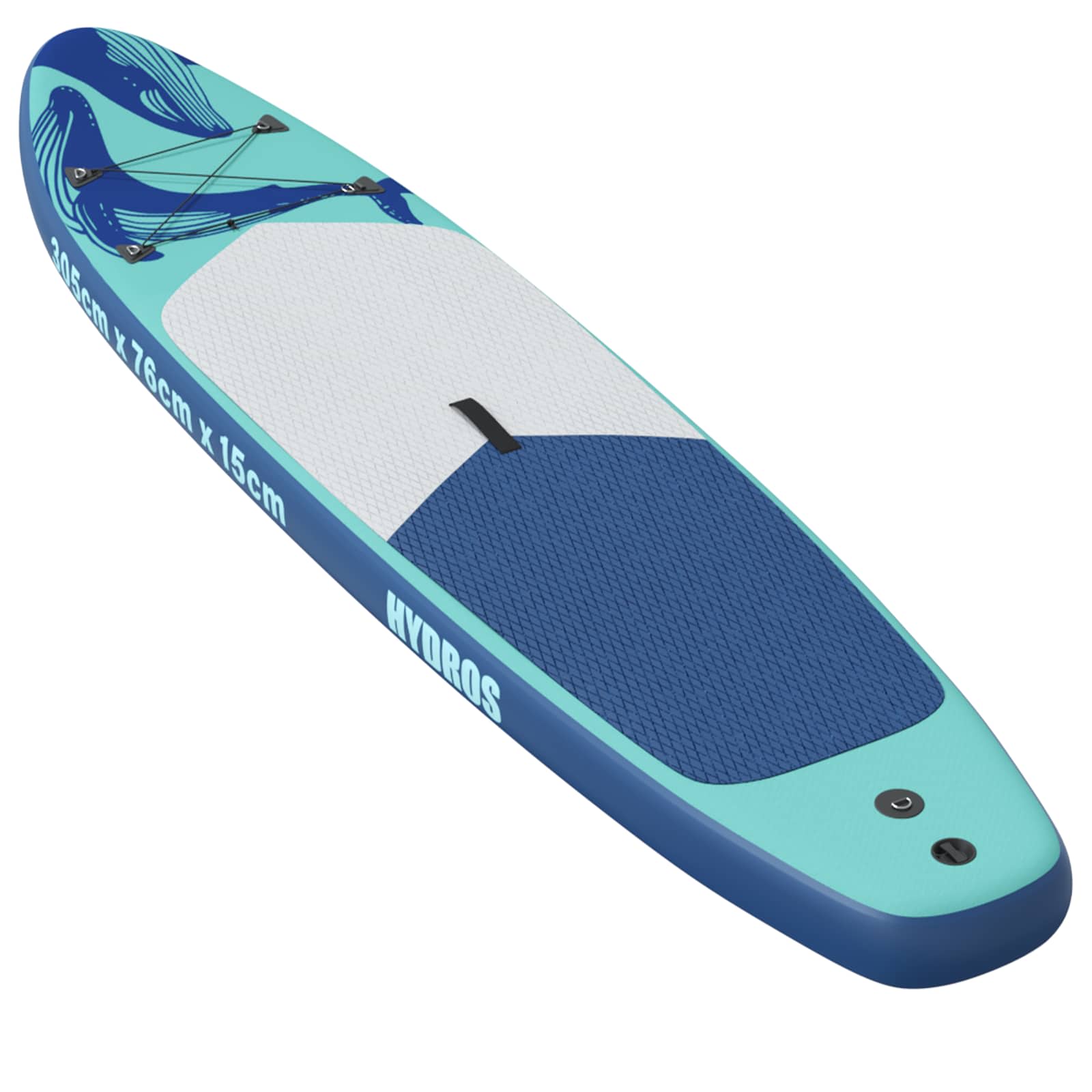 vidaXL Opblaasbare Stand Up Paddle Board HYDROS 305 x 76 x 15 cm voor