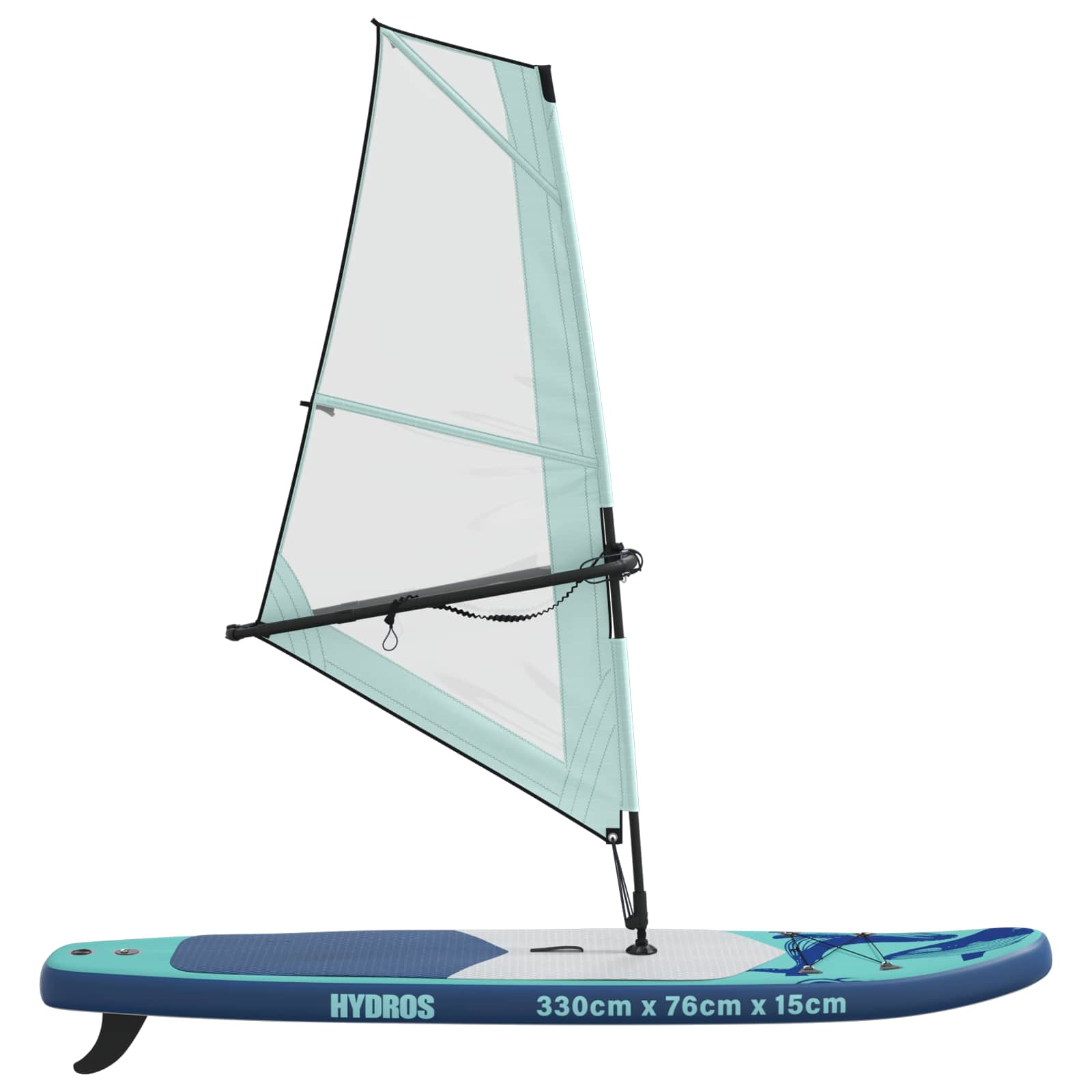 vidaXL Opblaasbaar SUP Board met Zeil HYDROS 330 x 76 x 15 cm voor
