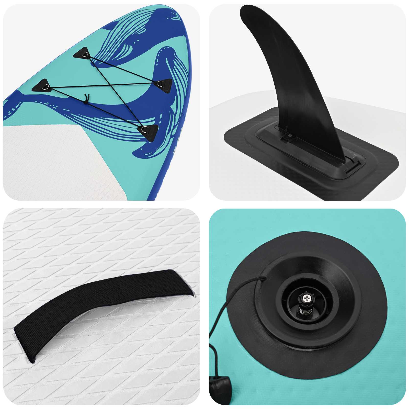 vidaXL Opblaasbaar SUP Board met Zeil HYDROS 330 x 76 x 15 cm voor