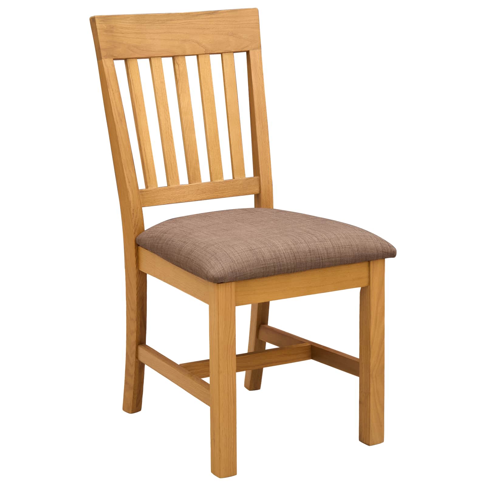 vidaXL Eetkamerstoel 2 pcs Massief Eikenhout Grijs 45 x 59 x 92 cm