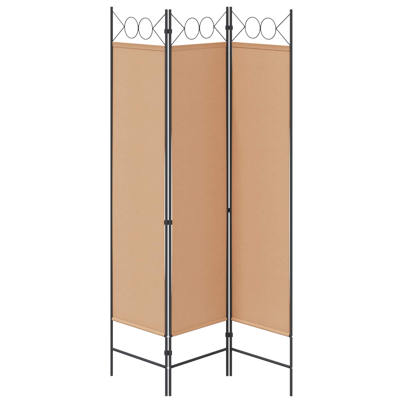 vidaXL Kamerscherm met 4 panelen 160x180 cm antraciet
