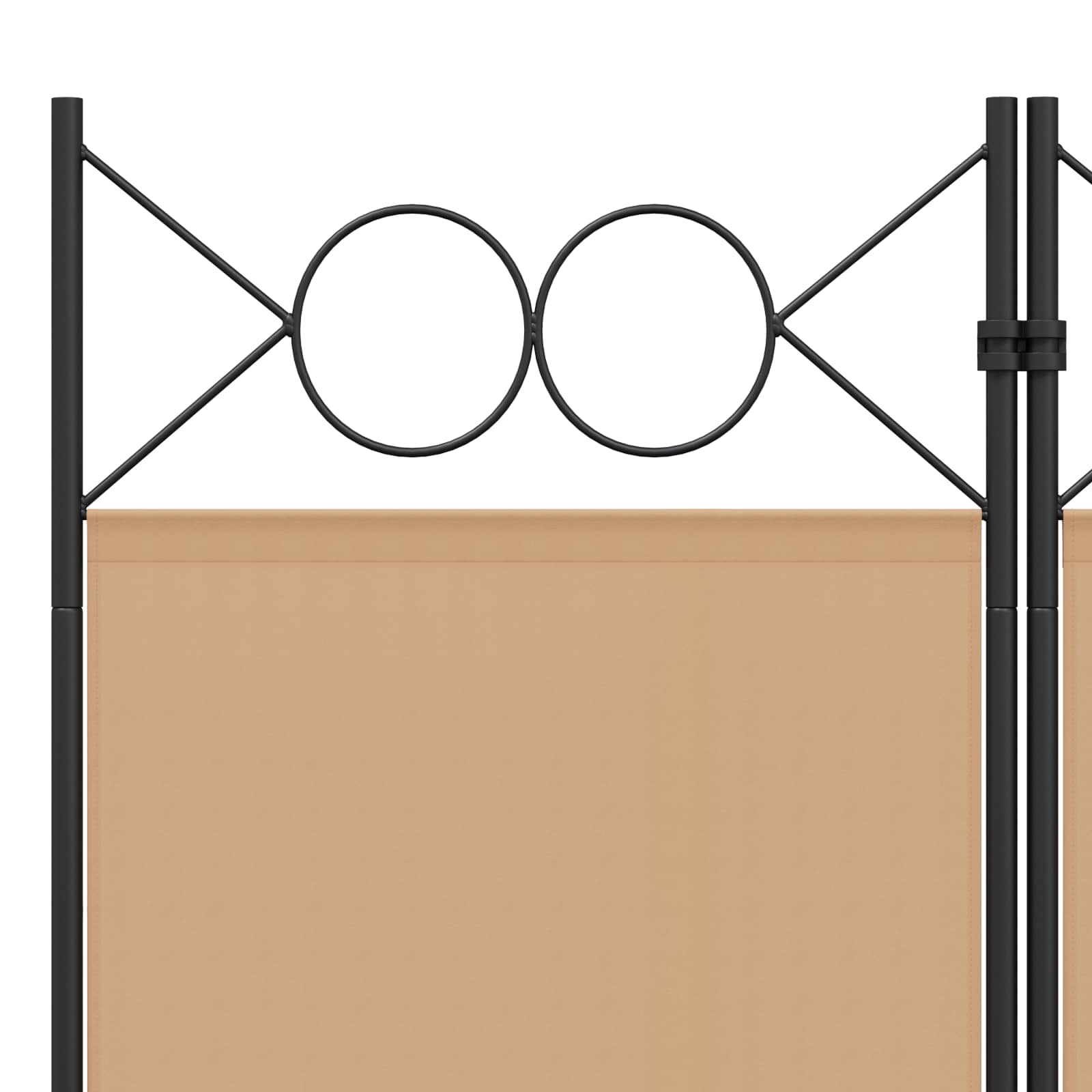 vidaXL Kamerscherm met 4 panelen 160x180 cm antraciet