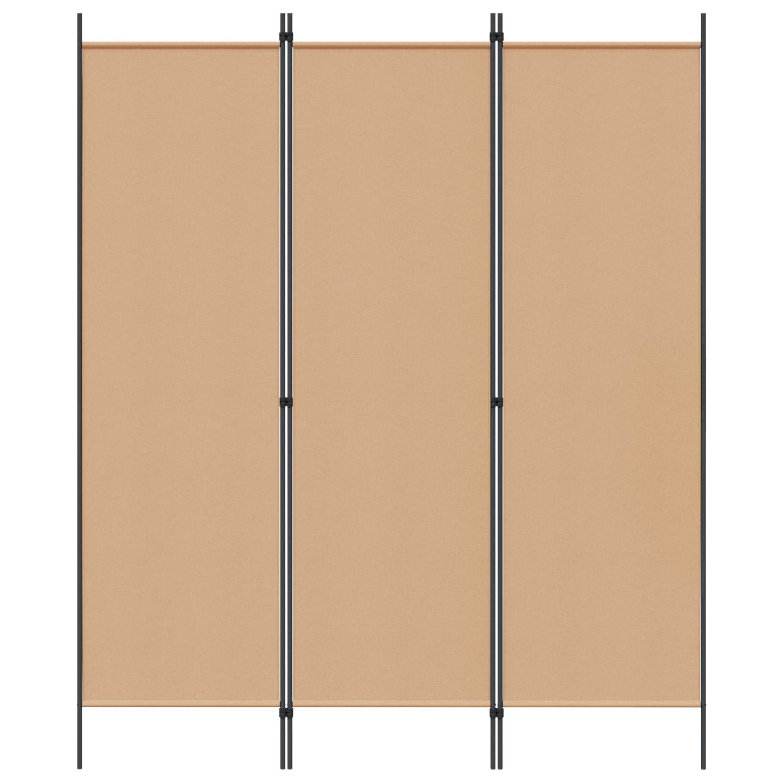 vidaXL Kamerscherm met 4 panelen 200x180 cm wit