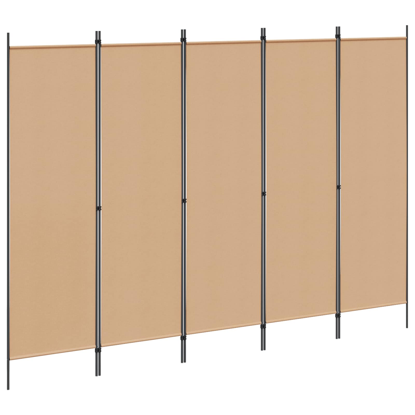 vidaXL Kamerscherm met 4 panelen 200x180 cm wit