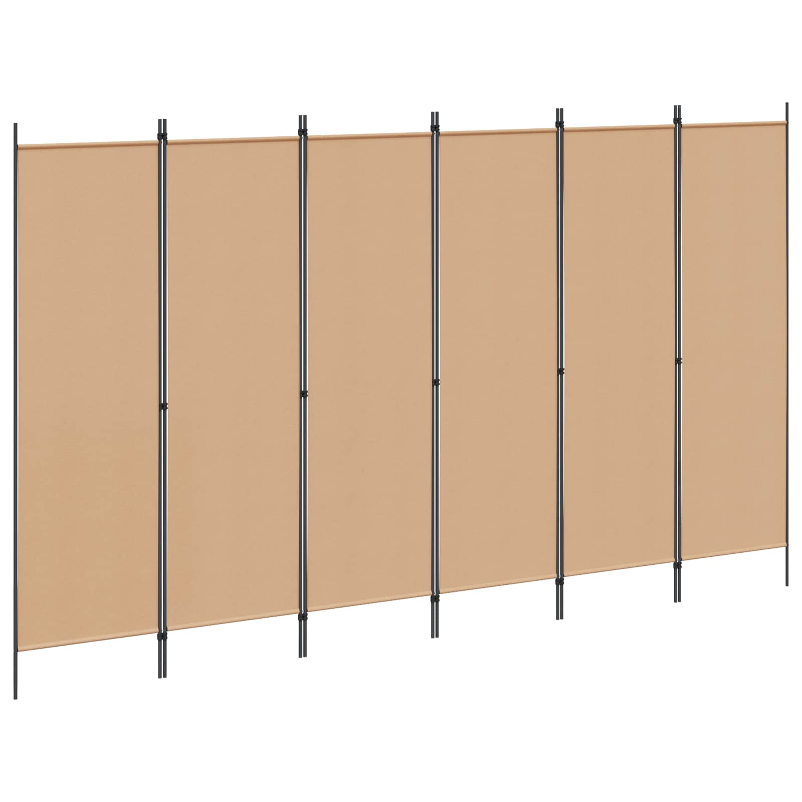 vidaXL Kamerscherm met 4 panelen 200x180 cm wit