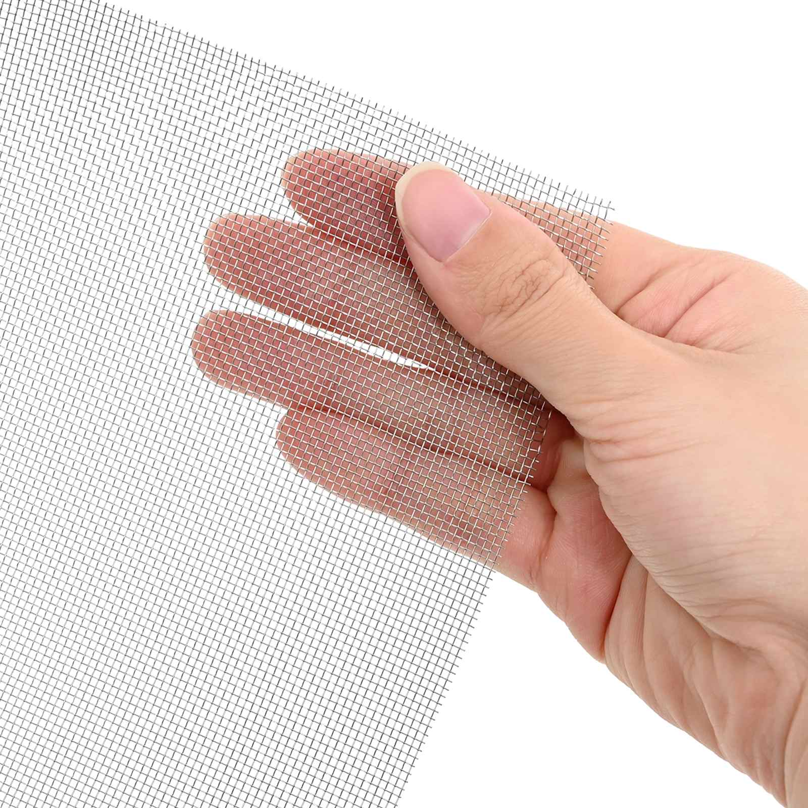 vidaXL Gaas Scherm 20 x 500 cm 20 Mesh RVS 201 Zilverkleurig
